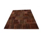 Tapis design marron Patchwork 170x235 tapis de salon