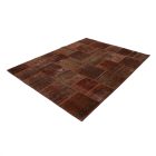 Tapis design marron Patchwork 170x235 tapis de salon