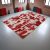 Tapis design bordeaux-blanc Patchwork 170x241 tapis de salon
