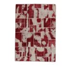 Tapis design bordeaux-blanc Patchwork 170x241 tapis de salon