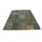 Tapis design vert Patchwork 169x238 tapis de salon