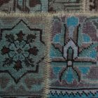 Tapis design vert Patchwork 169x238 tapis de salon