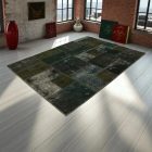 Tapis design vert Patchwork 168x239 tapis de salon