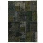 Tapis design vert Patchwork 168x239 tapis de salon