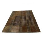 Tapis design vert Patchwork 167x240 tapis de salon