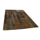 Tapis design vert Patchwork 167x240 tapis de salon
