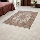 Tapis Persan beige foncé MEDALION 140x200 tapis de luxe pour la chambre
