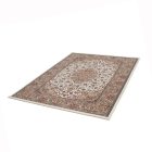 Tapis Persan beige foncé MEDALION 140x200 tapis de luxe pour la chambre