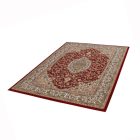 Tapis persan Isfahan bordeaux 160x230 tapis acrylique de luxe pour le salon