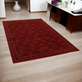   Tapis persan Bokhara bordeaux 150x225 tapis acrylique de qualité supérieure