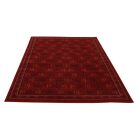 Tapis persan Bokhara bordeaux 150x225 tapis acrylique de qualité supérieure