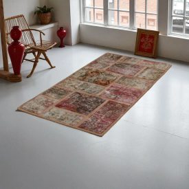 Tapis oriental Patchwork 70x140 tapis salon. tapis couloir