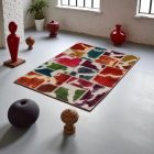Tapis oriental Patchwork 100x145 tapis salon. tapis couloir