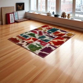 Tapis oriental Patchwork 100x145 tapis salon. tapis couloir