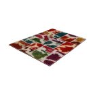 Tapis oriental Patchwork 100x145 tapis salon. tapis couloir