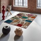 Tapis oriental Patchwork 100x145 tapis salon. tapis couloir