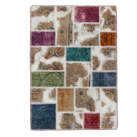 Tapis design multicolore Patchwork 100x145 tapis de salon