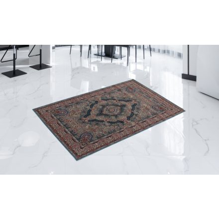 Tapis Persan bleu Tabriz 80x120 tapis mécanique qualité de séjour ou de chambre