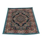 Tapis acrylique à motif Tabriz - bleu 80x120