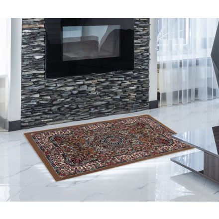 Tapis Persan brun Medalion 60x90 tapis mécanique premium de séjour ou de chambre