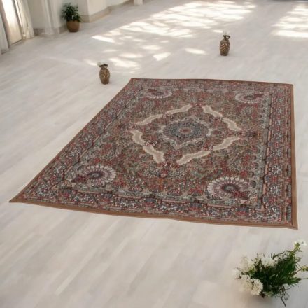 Tapis Persan brun Medalion 60x90 tapis acrylique de luxe