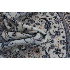 Tapis rond Nain 225x228 tapis persan fait main 