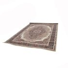 Tapis acrylique à motif Kerman - marron 140x200