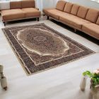 Tapis Persan brun KERMAN 200x300 tapis acrylique exclusif pour le salon