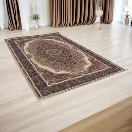 Tapis acrylique à motif Kerman - marron 80x120
