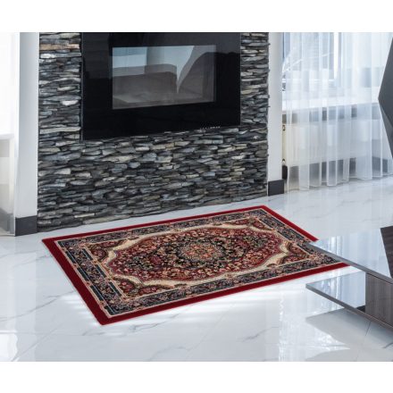 Tapis Persan bordeaux Medalion 160x230 tapis mécanique qualité de séjour ou de chambre