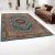 Tapis acrylique à motif Kerman - bleu 200x300