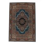 Tapis persan Kerman bleu 200x300 tapis de salon de qualité en acrylique