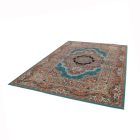 Tapis acrylique à motif Kerman - bleu 200x300