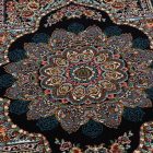 Tapis persan Kerman bleu 200x300 tapis de salon de qualité en acrylique