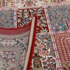 Tapis Persan bordeaux KHESHTI 160x230 tapis de salon en acrylique