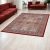 Tapis Persan bordeaux KHESHTI 200x300 tapis de salon en acrylique de luxe