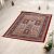 Tapis Persan bordeaux Kheshti 60x90 tapis acrylique de qualité
