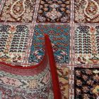 Tapis Persan bordeaux Kheshti 60x90 tapis acrylique de qualité