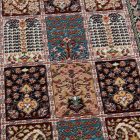 Tapis acrylique à motif Kheshti - bordeaux 80x120