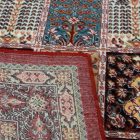 Tapis acrylique à motif Kheshti - bordeaux 80x120