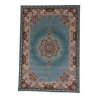 Tapis acrylique à motif Tabriz - turquoise 140x200