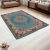 Tapis acrylique à motif Tabriz - bleu turquoise 160x230