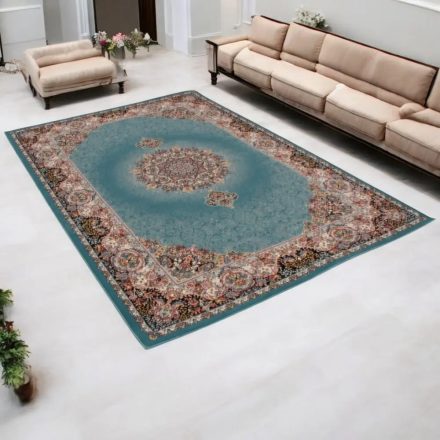 Tapis Persan bleu TABRIZ 200x300 tapis acrylique de qualité pour le séjour