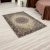Tapis acrylique à motif Isfahan - beige 140x200