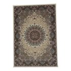 Tapis persan Isfahan beige 140x200 tapis acrylique de qualité supérieure