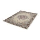 Tapis persan Isfahan beige 140x200 tapis acrylique de qualité supérieure