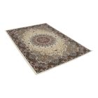 Tapis persan Isfahan beige 140x200 tapis acrylique de qualité supérieure