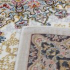 Tapis persan Isfahan beige 140x200 tapis acrylique de qualité supérieure