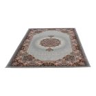 Tapis acrylique à motif Tabriz - gris 160x230