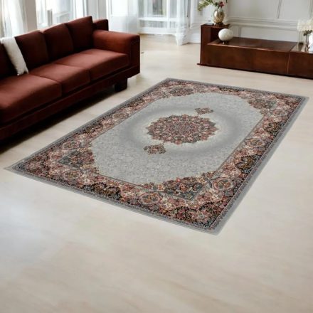 Tapis acrylique à motif Tabriz - gris 200x300